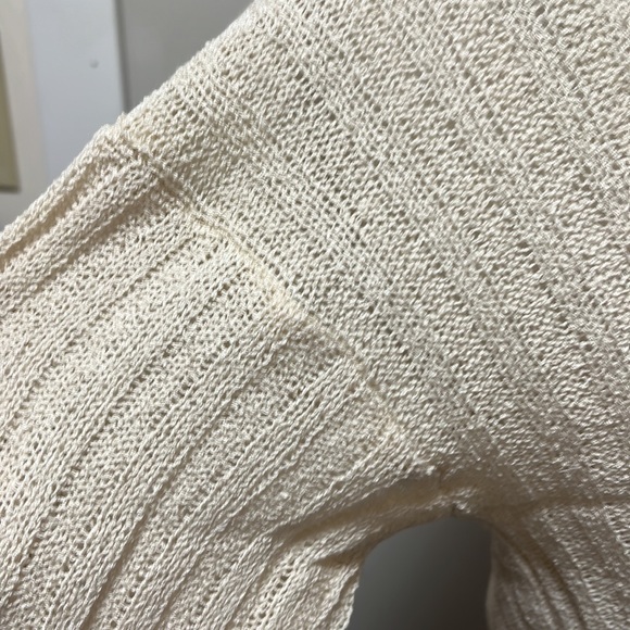 Oak + Fort cream cardigan - Picture 3 of 5